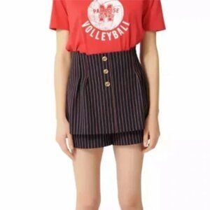 Maje Striped Skort